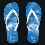 Elegant Blue White Wedding Bride Tribe Flip Flops<br><div class="desc">Diese eleganten Flip Flops mit klassisch blauen und weißen Farbverlaufsmustern sind ein unvergessliches Geschenk für Hochzeitsfeier-Mitglieder: Braut, Brautjungfrauen, Brautmutter, Trauzeugin... Sie fügen Ihrem Hochzeitstag, Junggeselinnen-Abschied oder anderen Feierlichkeiten eine stilvolle Glamour hinzu. Strich Anpassen Sie es mit Ihrer Formulierung durch die Vorlagenfelder. Wenn Sie gewollt haben, um den Stil, die Farbe...</div>