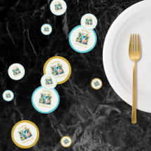 Elegant Blueberry Brunch 30. Geburtstagsfeier