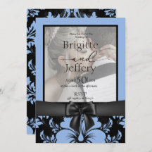 Elegant blühende Hochzeit retten das Datum