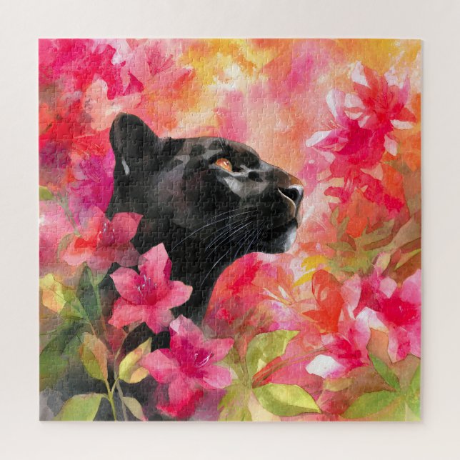 Elegant blühende Wildblume Schwarzer Panther (Vertikal)