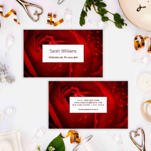 Elegant, Blumig, Party, Veranstaltung, Hochzeitspl Visitenkarte
