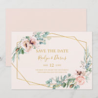 Elegant Blush Floral | Horizontal pastel