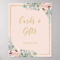 Elegant Blush Floral | Kennzeichnung von Pastellka