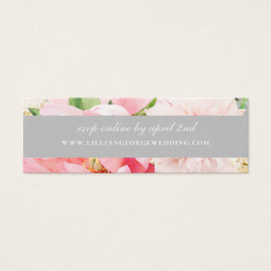Elegant Blush Floral Wedding Website UAWG