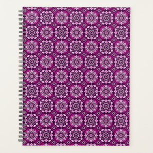 Elégant Boho Chic motif floral géométrique