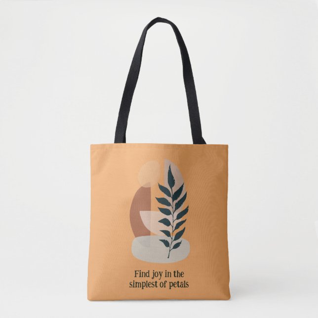 Elegant Boho Floral Bag Nature inspiriert Schönhei Tasche (Vorderseite)