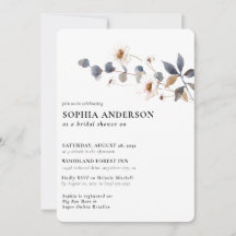 Elegant Boho Floral Wildblume Brautparty