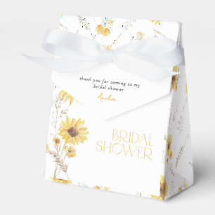 Elegant Boho Sunflower Brautparty Vielen Dank Geschenkschachtel