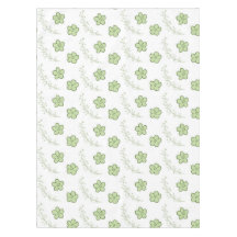 Elegant Boho Vintage Grüne Blumige Muster Frühling