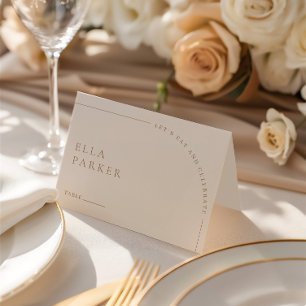 Elegant Boho Wedding Digital Guest Platzkarte