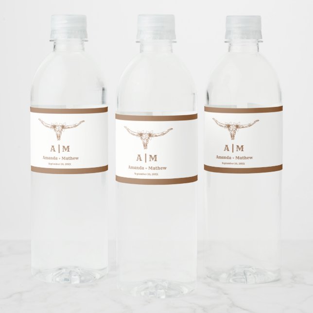 Elegant Boho Western Cowboy Wedding (Flaschen)