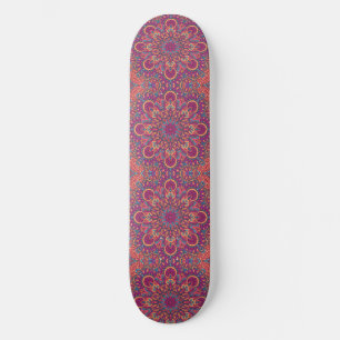 elegant Boho Yoga Mandala Skateboard