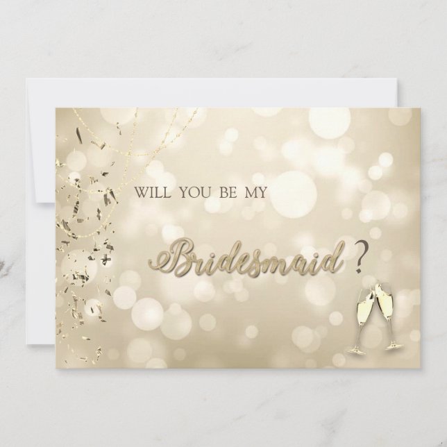 Elegant Bokeh,Confetti Wine Glasses  Einladung (Vorderseite)