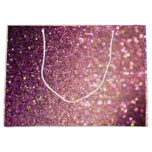 Elegant Bokeh Glitzer Weihnachten Große Geschenktüte