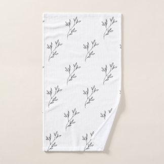 Elegant Botanical Hand Towel Handtuch