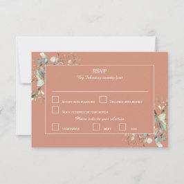 Elegant Botanische Eukalyptus Grüne Weinroute Mend RSVP Karte