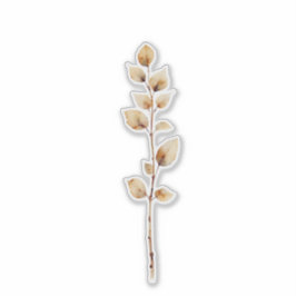 Elegant botanischer Blattzweig Aufkleber
