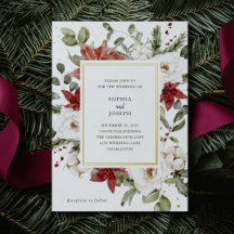 Elegant Bouquet | Weihnachtsfeiertag Hochzeit Gold