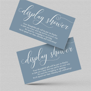 Élégant bracelet d'affichage bleu pour invitation