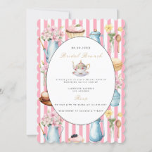 Elegant Bridal Brunch Bridal Dusche Einladung
