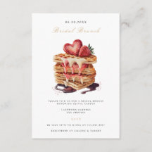 Elegant Bridal Brunch Bridal Dusche Einladung