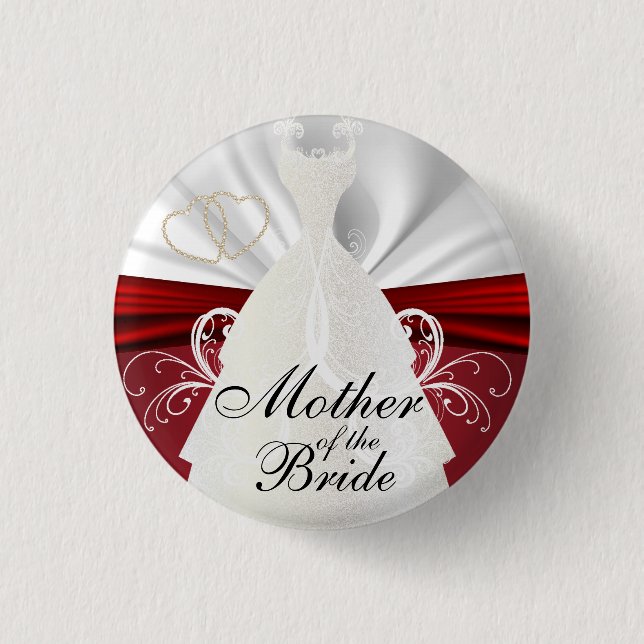 Elegant Bridal Button (Vorderseite)