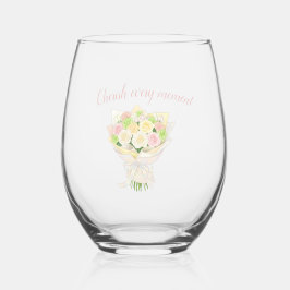 Elegant Bridal Shower Weinglas Ohne Stiel