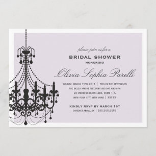 ELEGANT  BRIDAL SHOWING INVITATION EINLADUNG