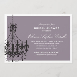 ELEGANT BRIDAL SHOWING INVITATION EINLADUNG