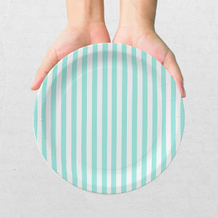 Elegant Bride & Co. Brautparty Teal Pappteller