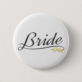 Elegant Bride Wedding Calligraphy | Schaltfläche B Button
