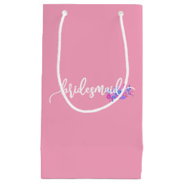 Elegant Bridesmaid Wedding Calligraphy | Geschenkt Kleine Geschenktüte