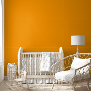 Elegant Bright Orange Solid Color Tapete