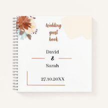 Elegant Brown Personalisiert Wedding Guest