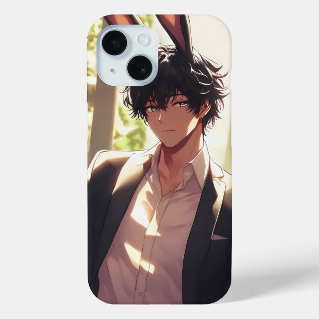Elegant Bunny Ikemen Anime Case-Mate iPhone Hülle (Rückseite)
