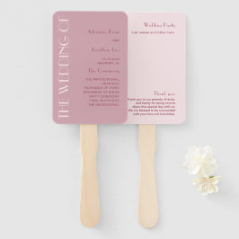 Elegant Burgundy Wedding Hand Fan Fächer