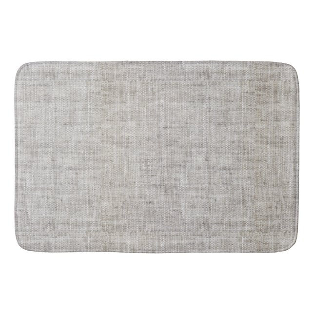 Elegant Burlap Badematte (Vorderseite)