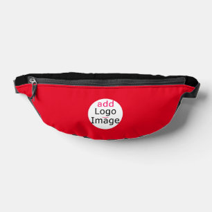 Élégant Business Minimal Vivid Rouge personnalisab