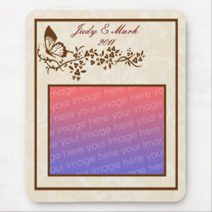 Elegant Butterfly Mouse Pad Mousepad