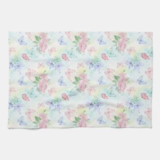Elegant Butterfly Seamless Print Geschirrtuch