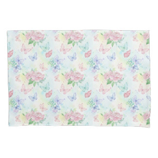 Elegant Butterfly Seamless Print Kissenbezug