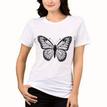 Elegant Butterfly T-Shirt for Women 