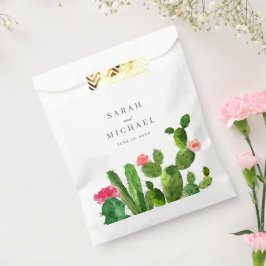 Elegant Cactus Garden | Hochzeit Geschenktütchen