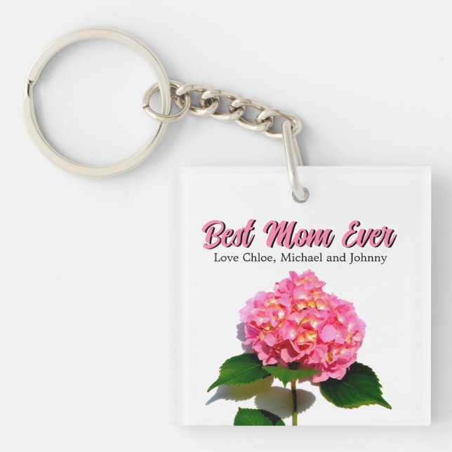 Élégant cadeau floral rose pour maman (Devant)