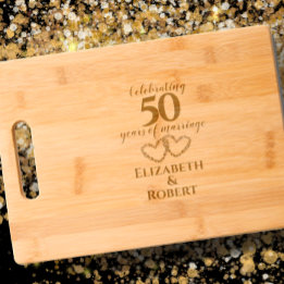 Elégant cadeau personnalisé 50e anniversaire Etche