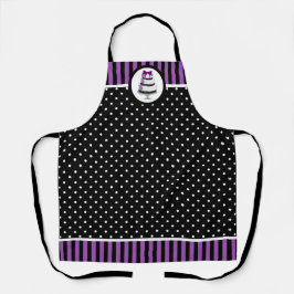Elegant Cake Baker Polka Dot Schürze