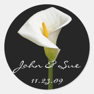 Elegant Cala Lily - Aufkleber