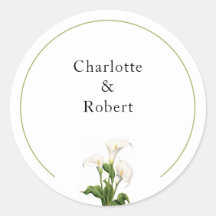 Elegant Calla Lily Personalisiert