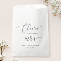 Elegant Calligraphy Future Mrs. Brautparty