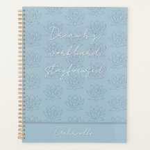 Elégant Canard Oeuf Bleu Floral Lotus Dream Big